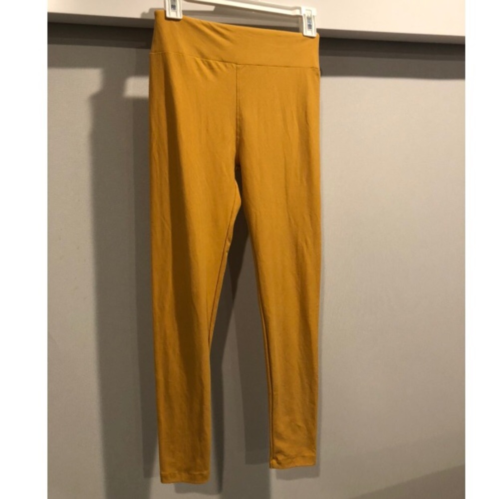 Yellow Stretchy Leggings One Size fits all